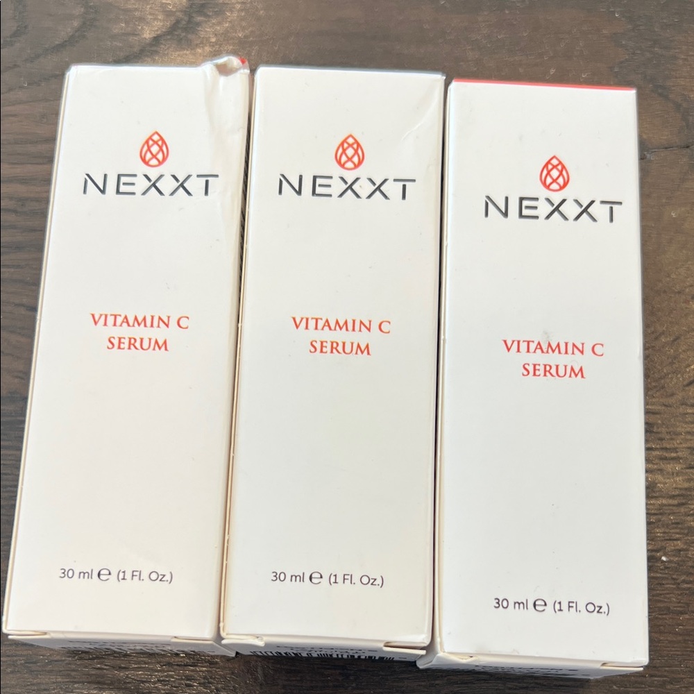Nexxt Bundle of 3 Vitamin C Serum New In Box full size